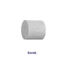 Korek betonowy do rurek