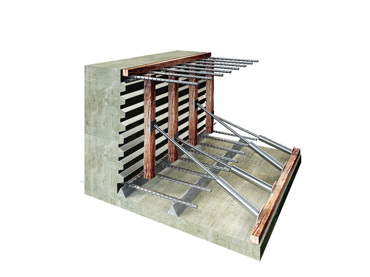 RECOSTAL® 3000 installation lost formwork