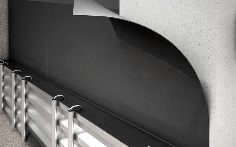 Foundation formwork wall