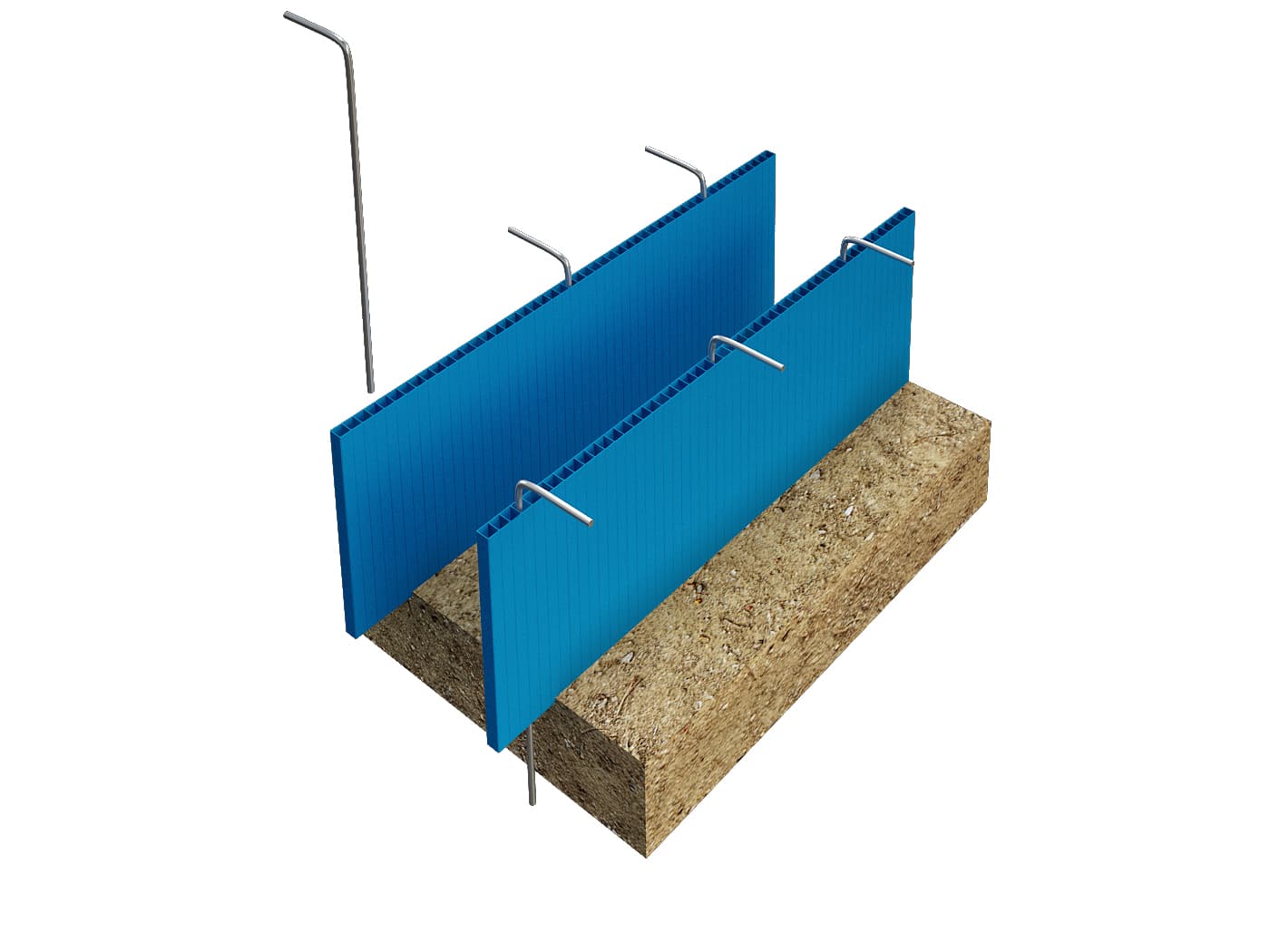 STEP 1 - SELF-SUPPORTED H = 30 CM