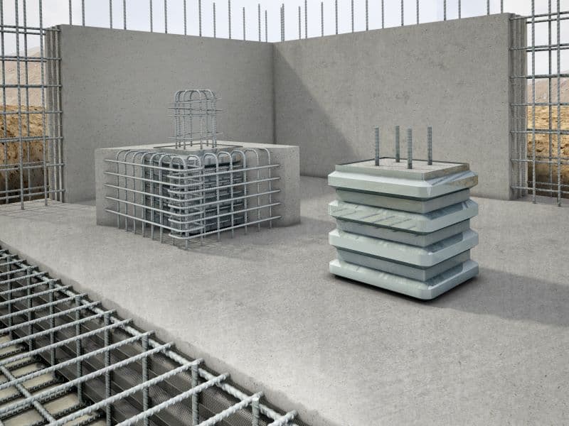 RECOSTAL Box permanent formwork render